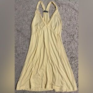 CITY LIGHTS yellow short mini sleeveless dress small s